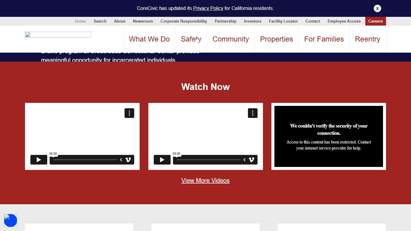 CoreCivic: Better the Public Good